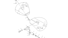 Вилка 196-49-34350 Komatsu
