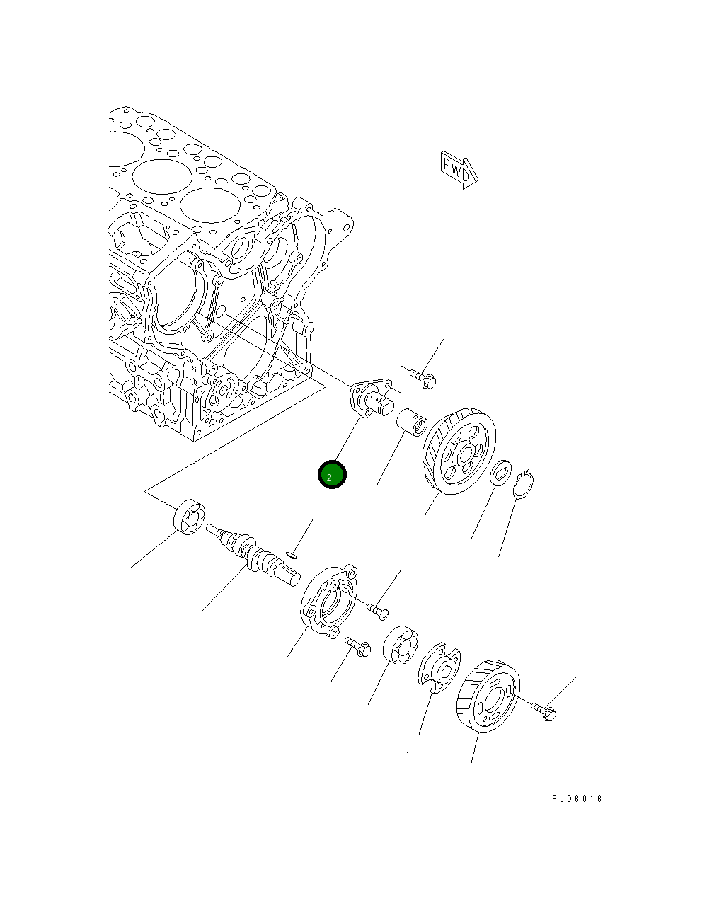 Вал 456-273 Komatsu