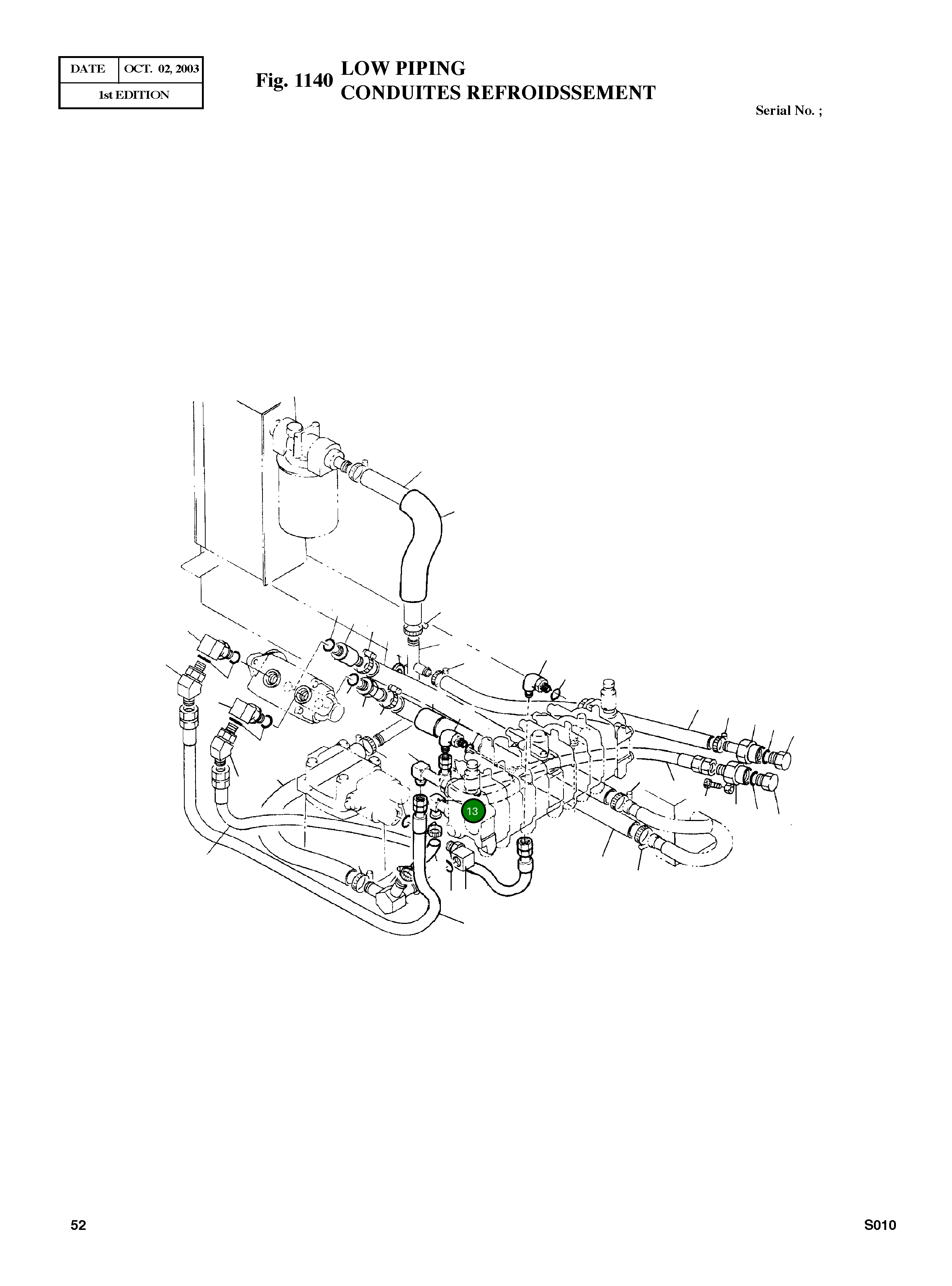 Адаптер PFO3/8 2181-2436 Komatsu
