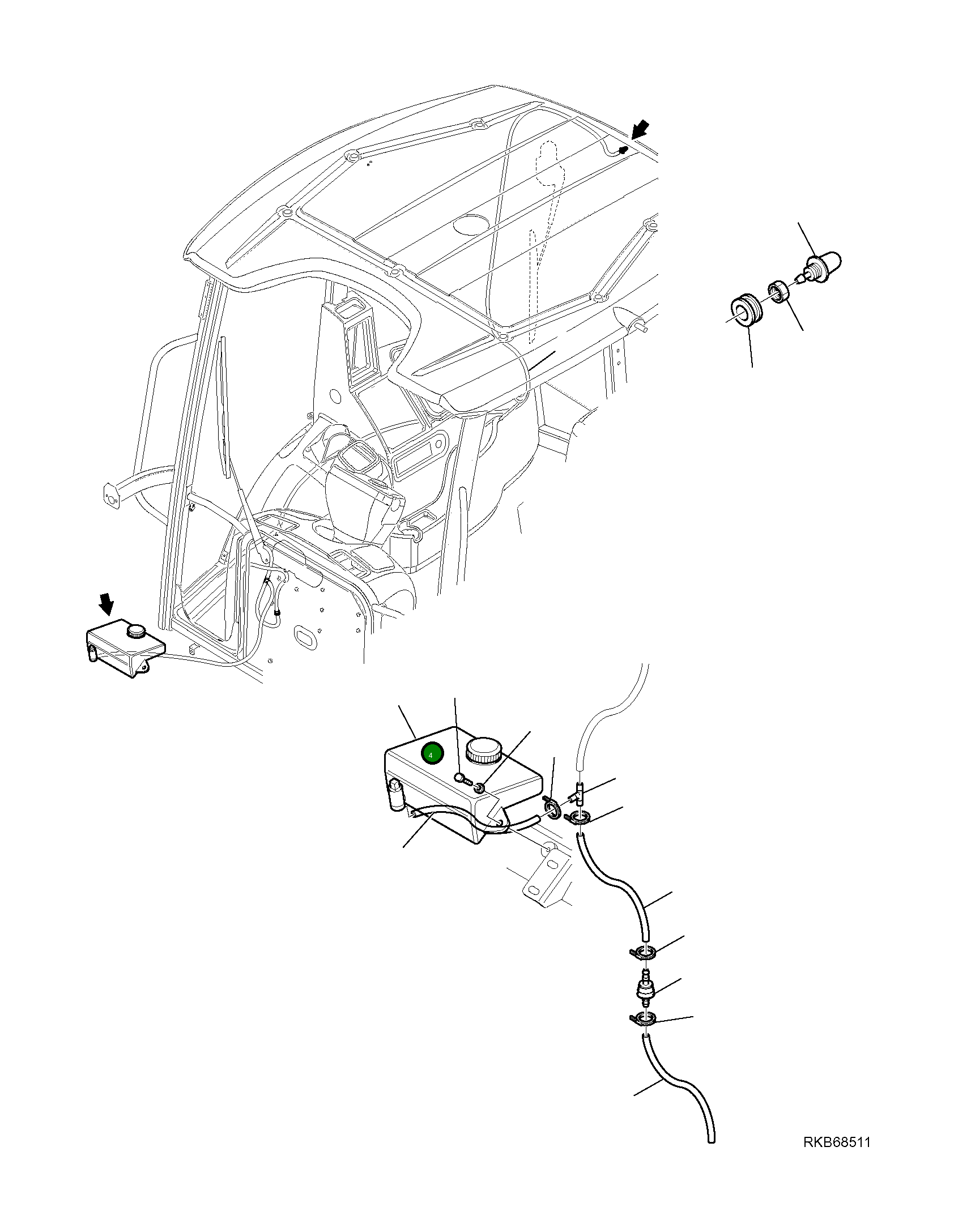 Бак 42N-54-15440 Komatsu