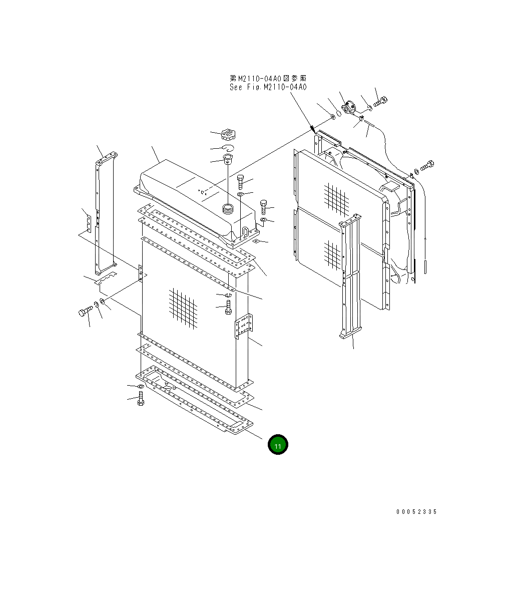 Бак 175-03-31880 Komatsu