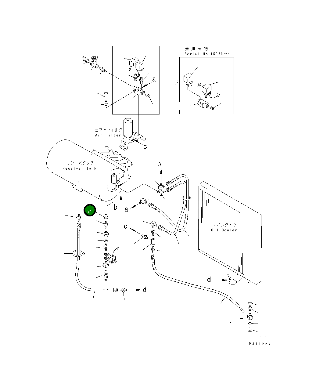 Адаптер 07326-11004 Komatsu