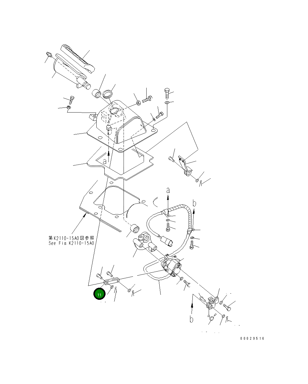 Вилка 362-43-17121 Komatsu