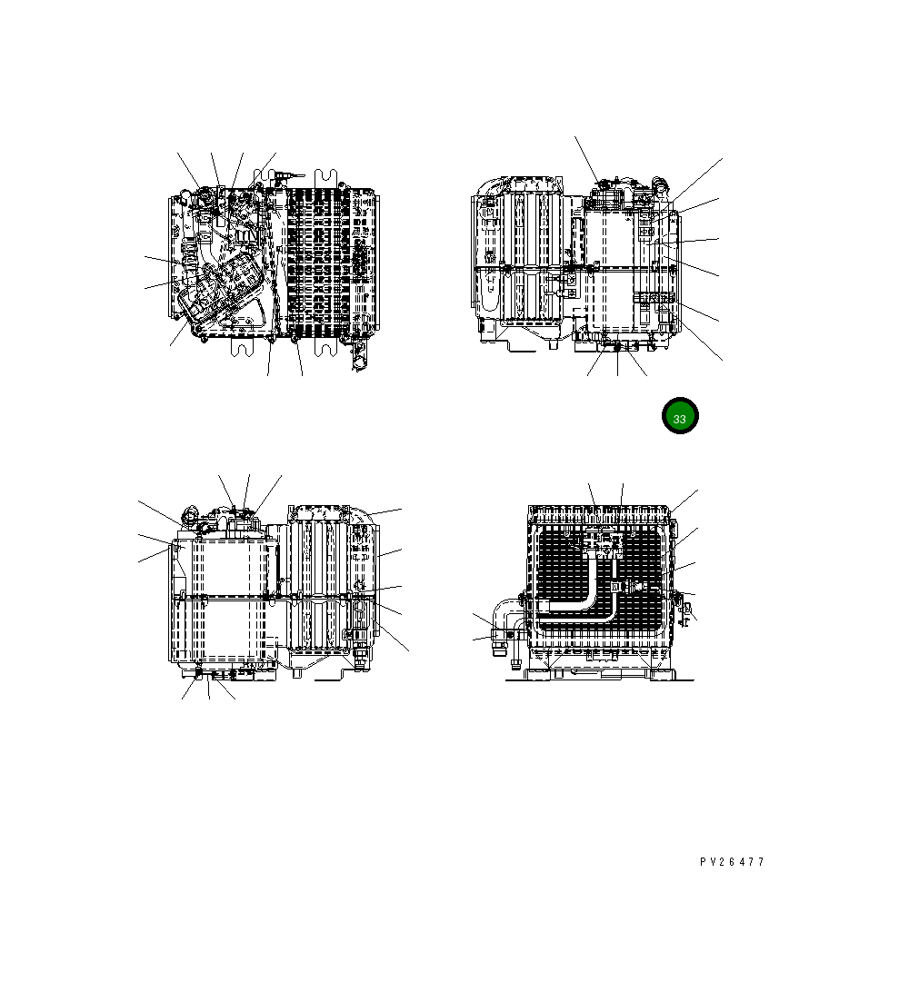 Вал ND116662-3780 Komatsu