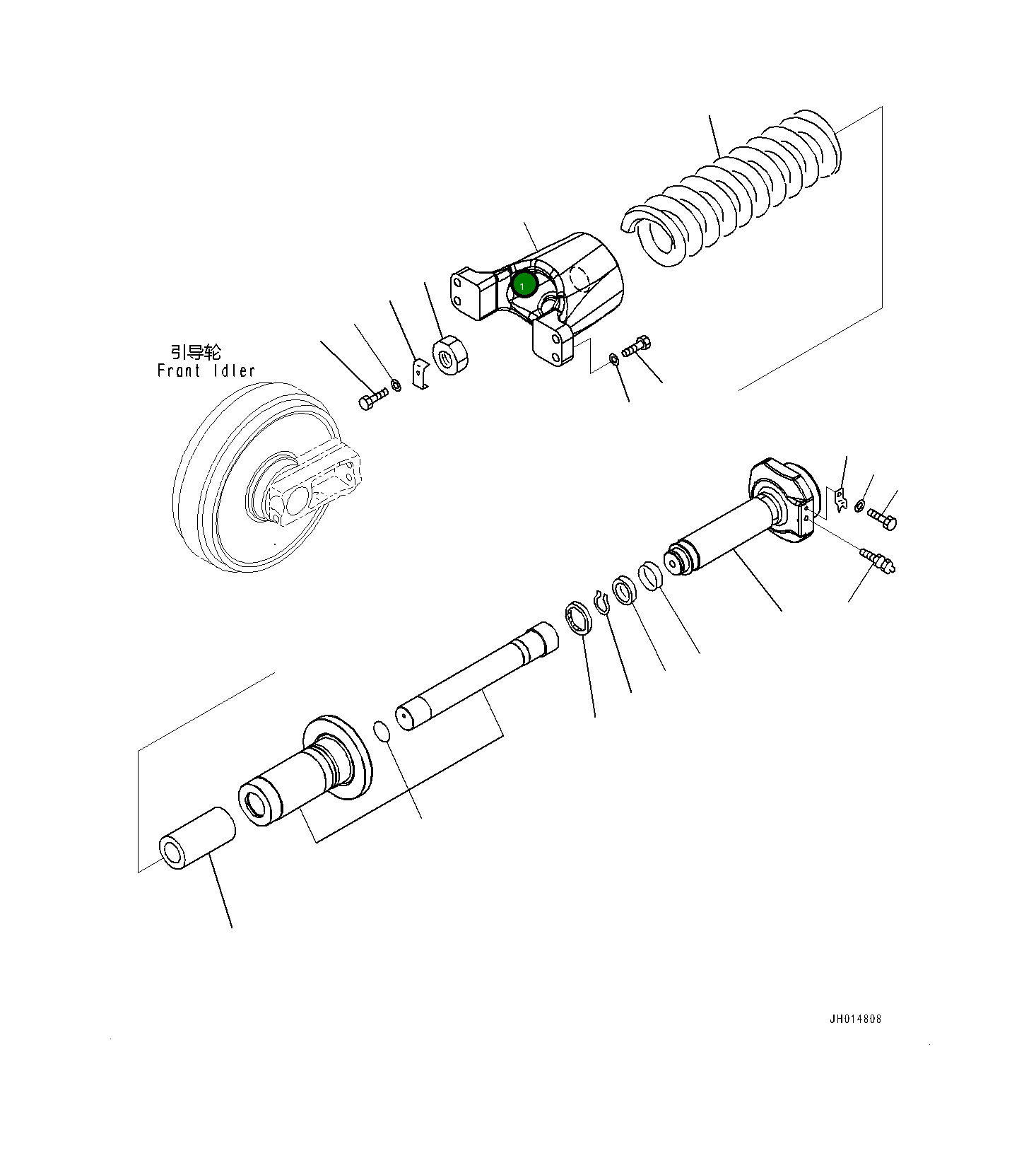 Вилка 208-30-74110 Komatsu