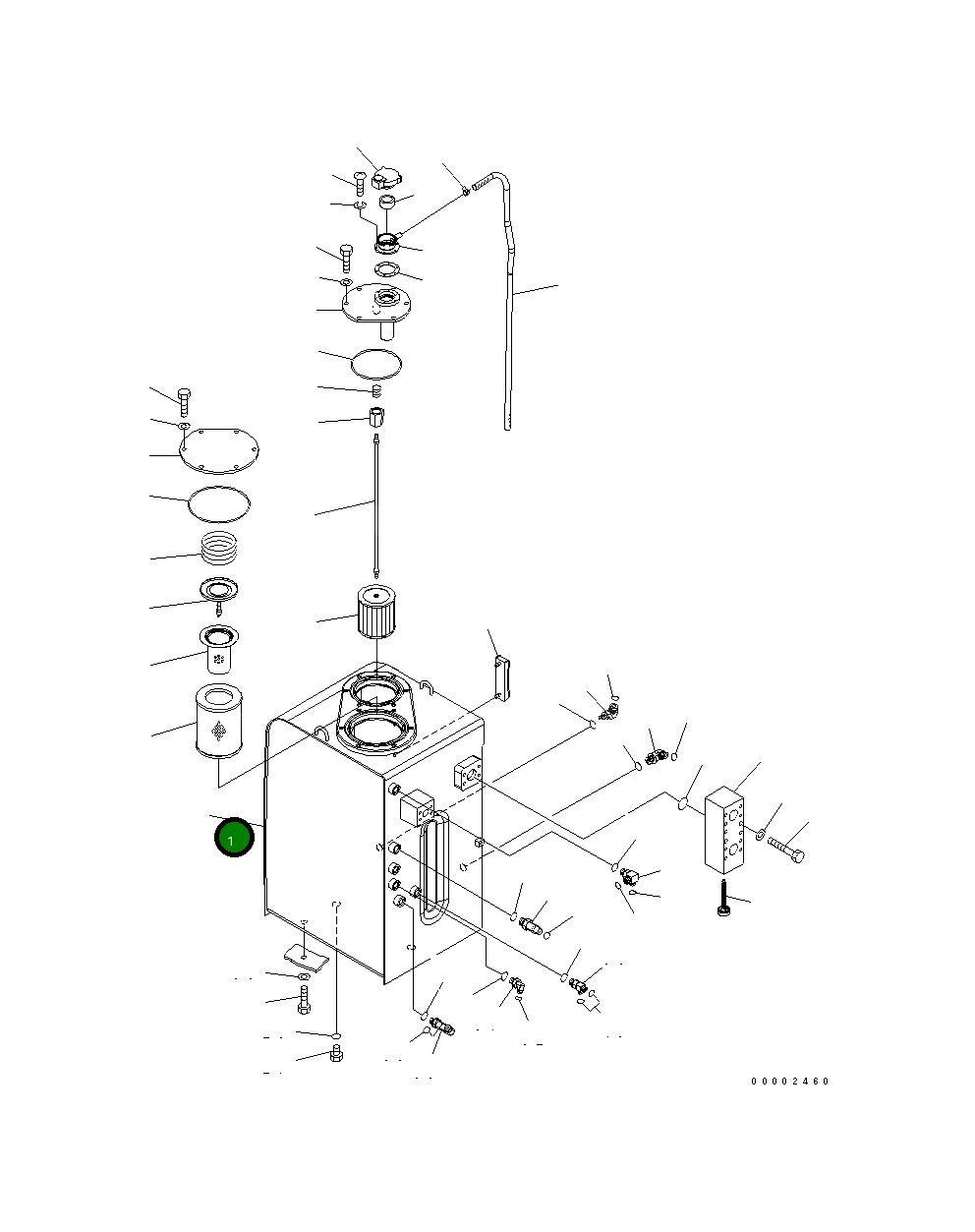 Бак 20K-60-32113 Komatsu