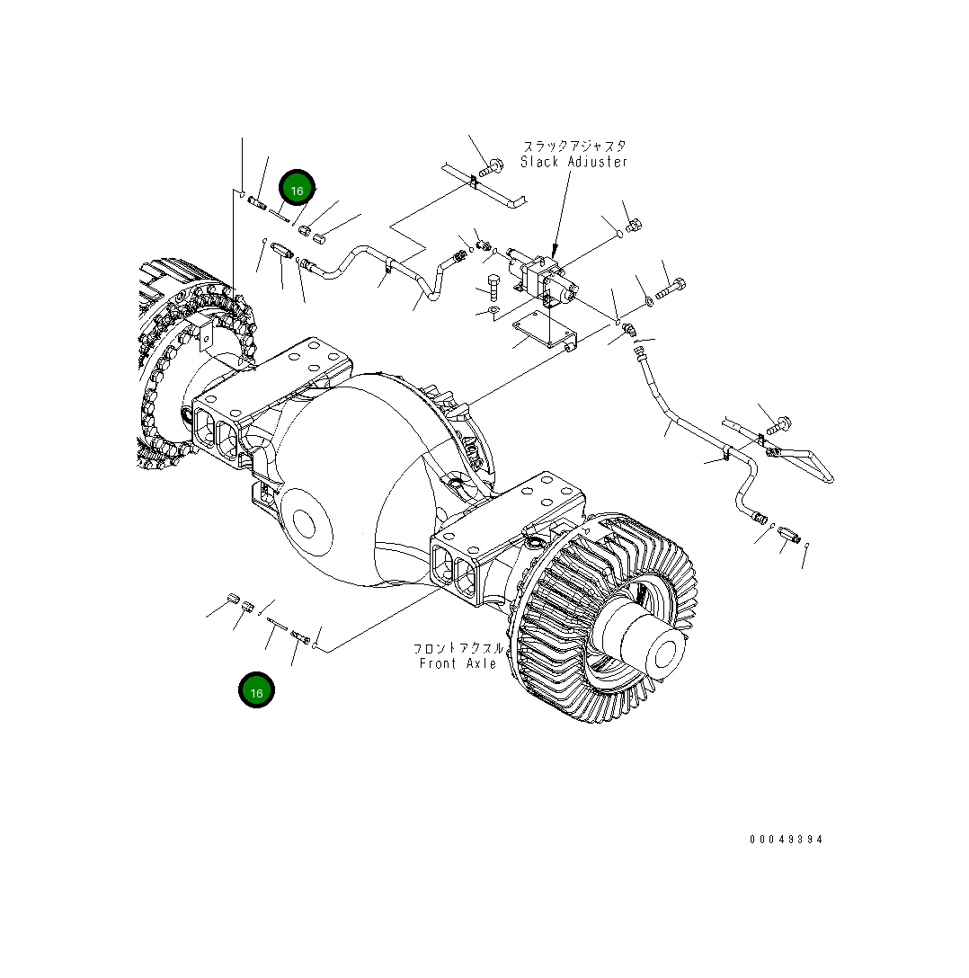 Вал 426-33-31411 Komatsu
