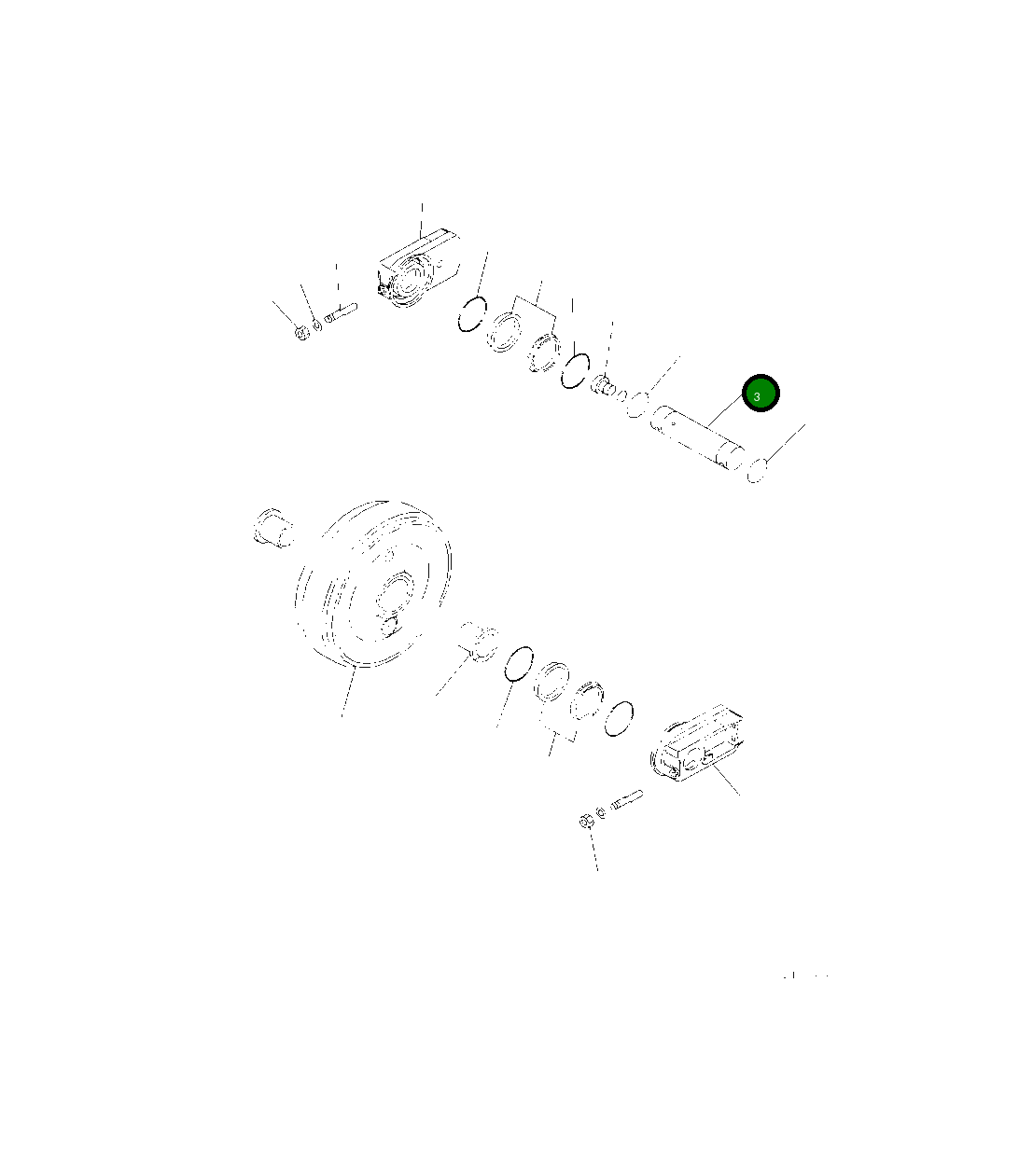 Вал 208-30-53430 Komatsu