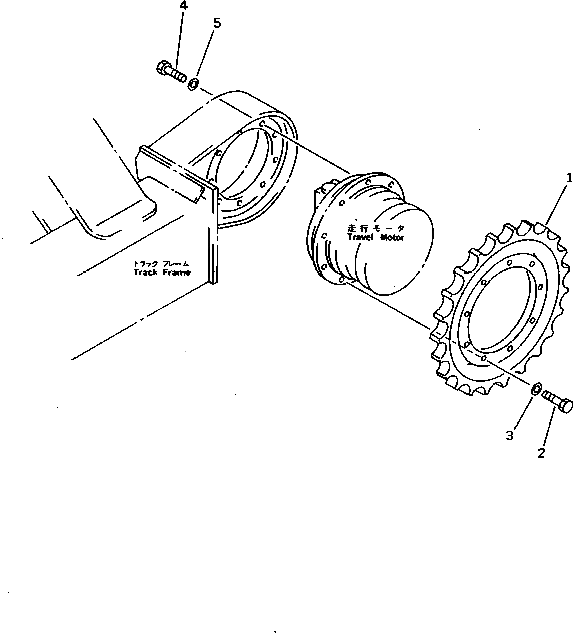 Ведущая звезда 20P-27-71115 Komatsu