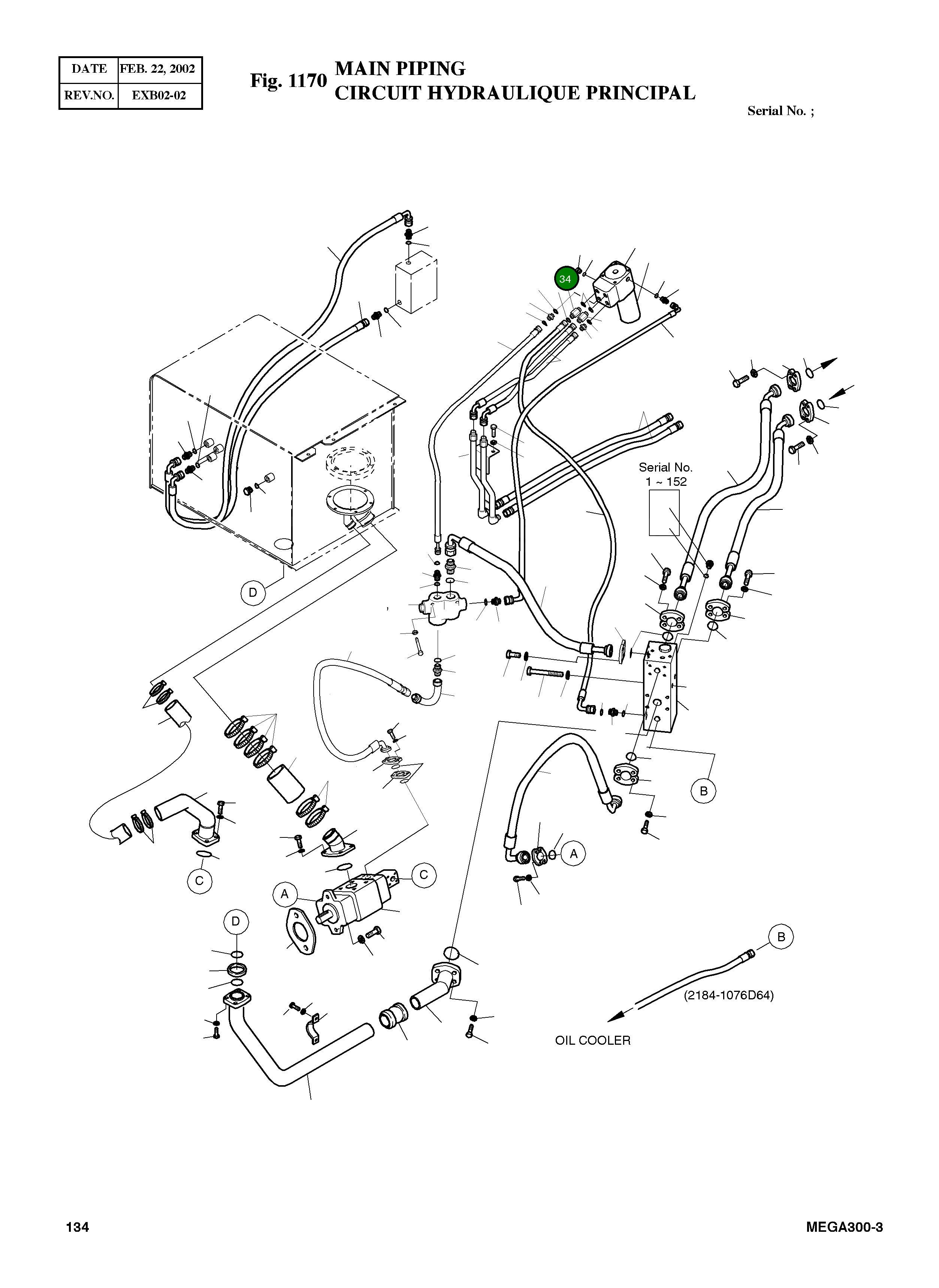 Адаптер A=78 0.75"ORS/0.5"PF 4181-2600 Komatsu