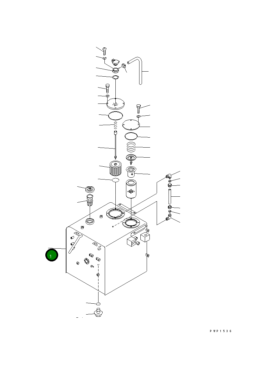 Бак 20E-04-K1519 Komatsu