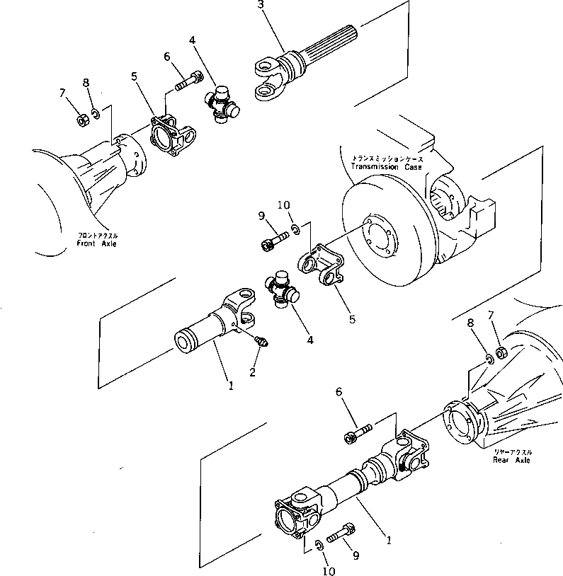 Вал 20L-20-11370 Komatsu