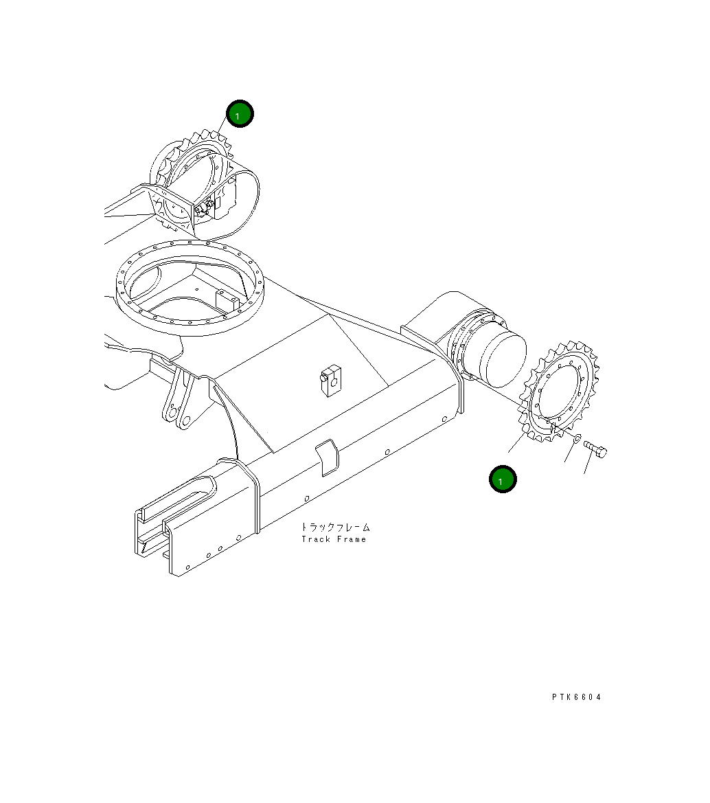 Ведущая звезда 20S-27-81110 Komatsu
