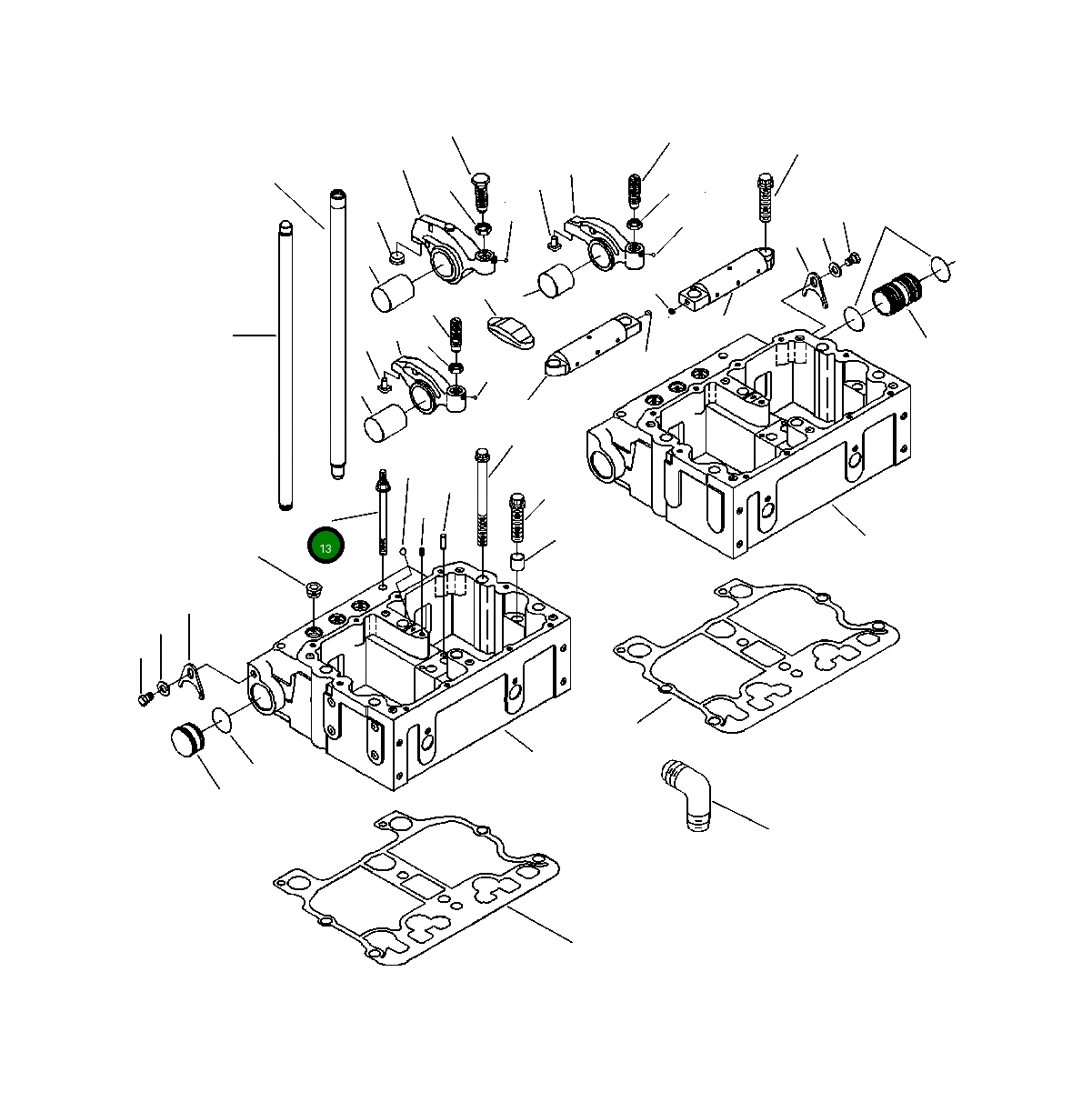 Болт (3/8 - 16x4 1/4 INCH) 1307 486 H1 Komatsu