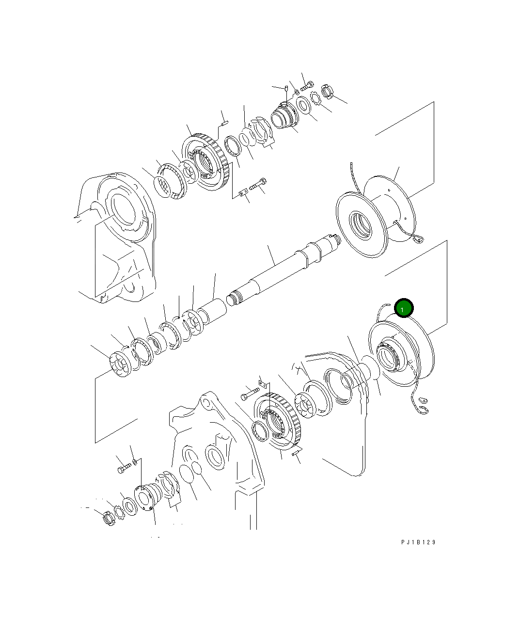 Барабан 176-76-61780 Komatsu