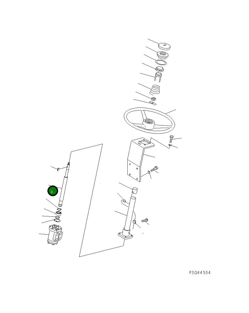 Вал 2691-6-11312 Komatsu