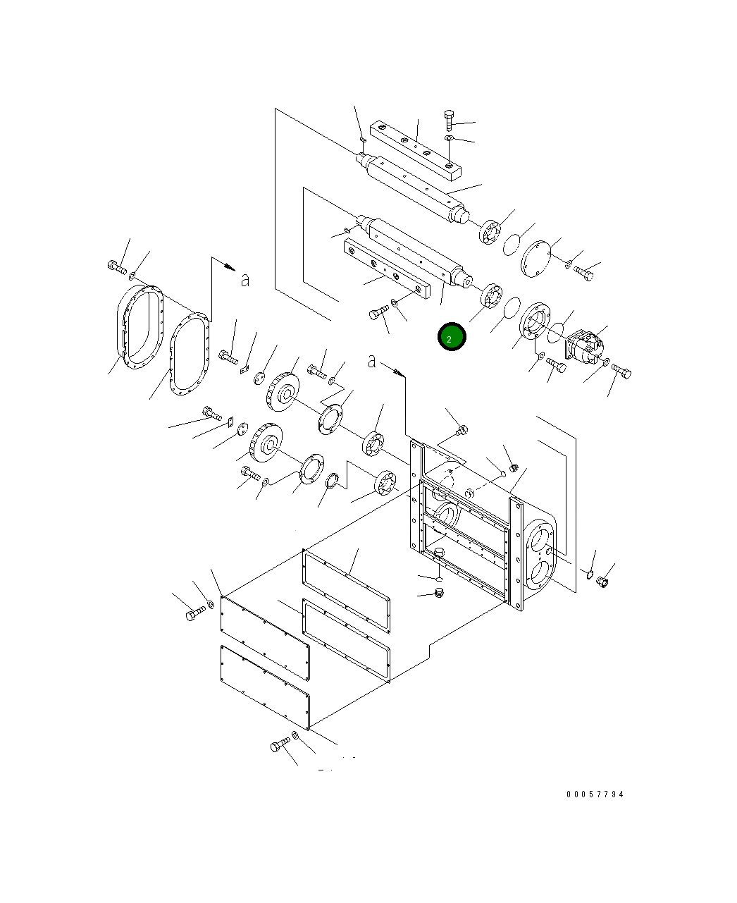 Вал 8206-72-1220 Komatsu