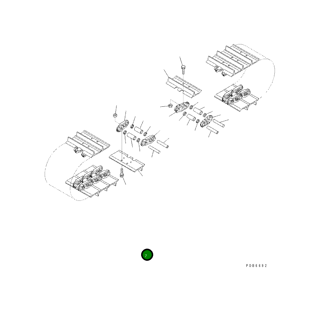 Башмак 208-32-61380 Komatsu