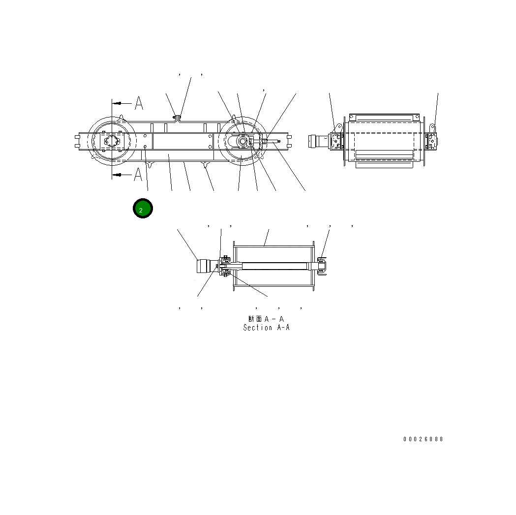 Болт,(M16X30) MFD0000011 Komatsu