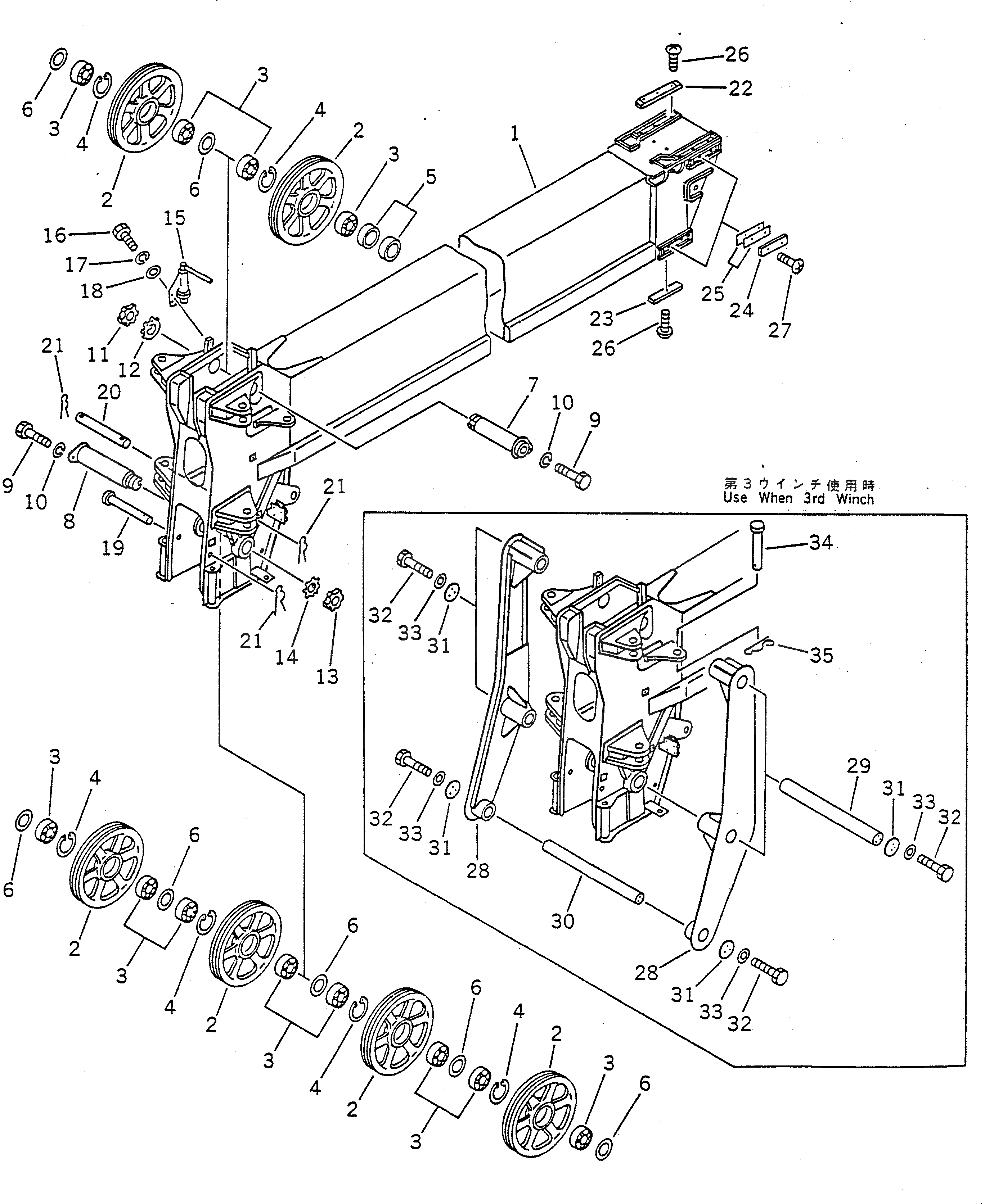 Вал 22X-70-17120 Komatsu