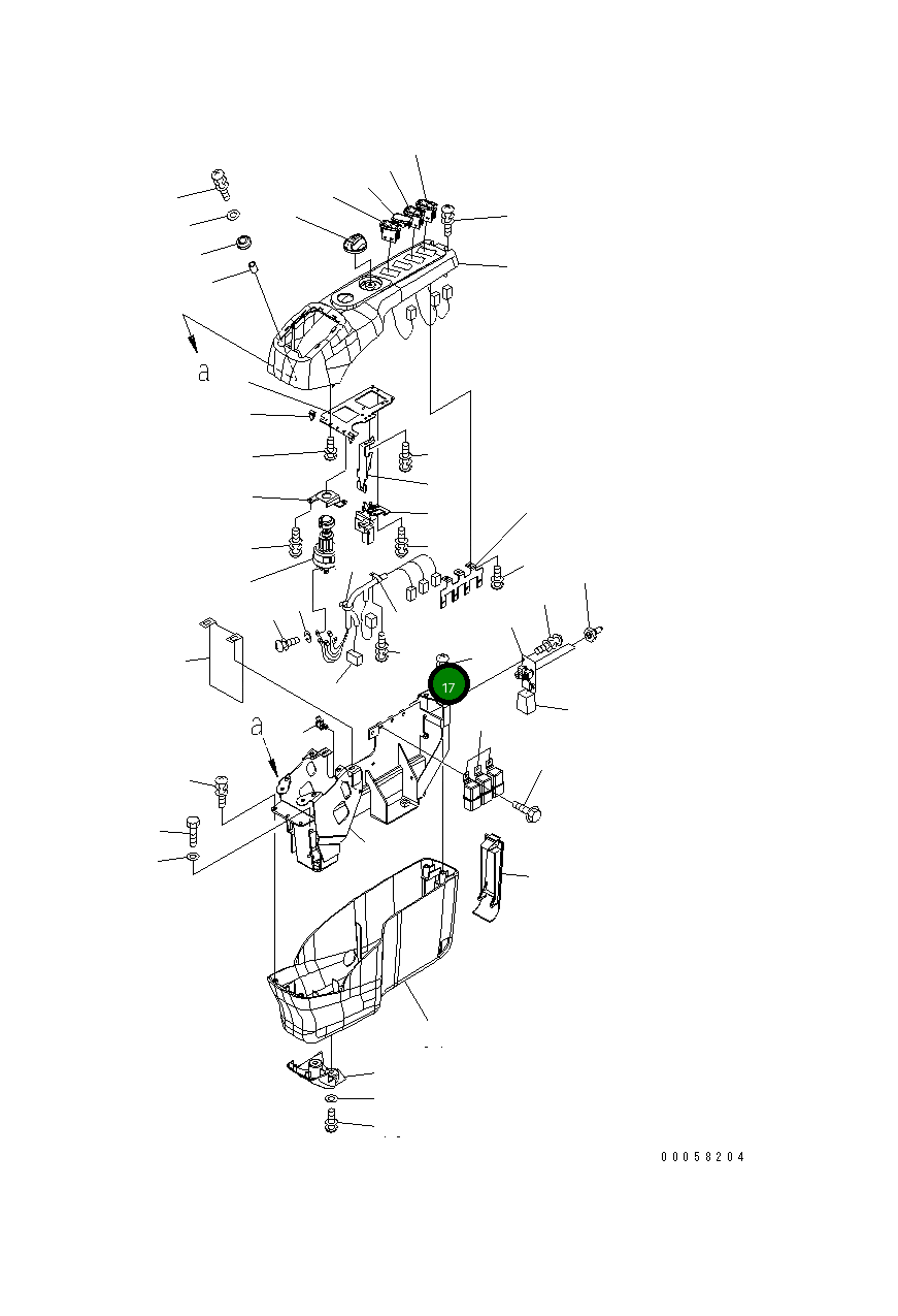 Винт 01023-60408 Komatsu