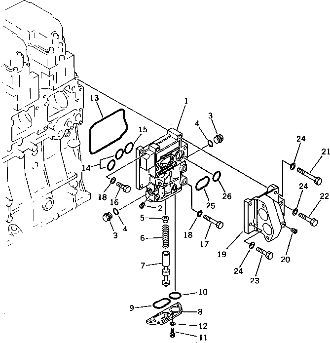Адаптер 6211-51-5380 Komatsu
