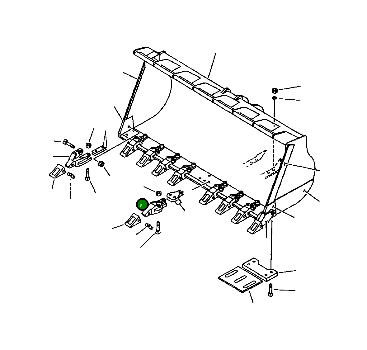 Адаптер 426-847-1141 Komatsu