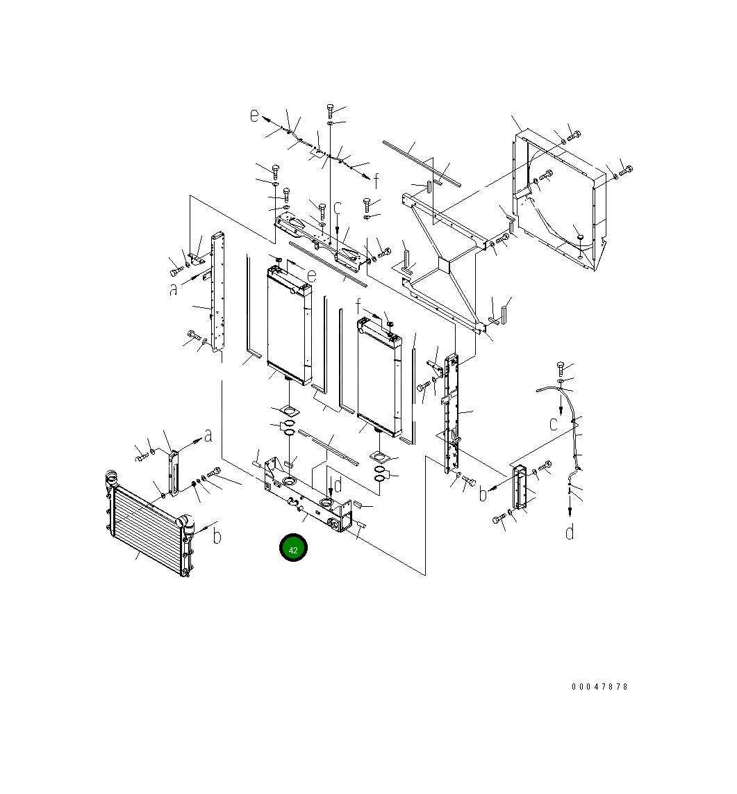 Бак 425-03-32251 Komatsu
