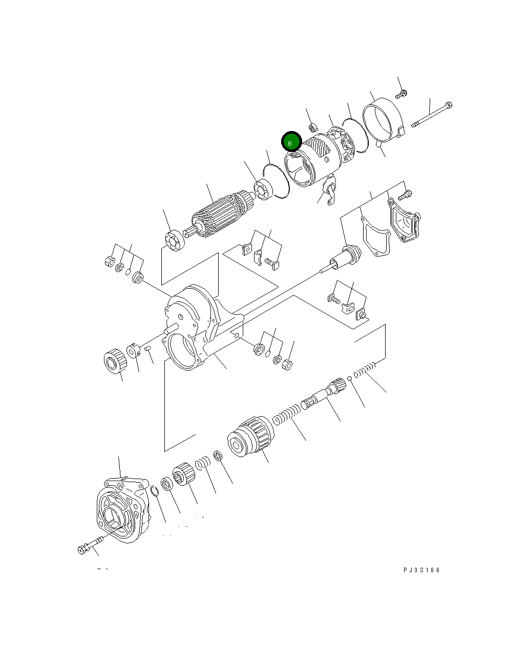 Вилка YM129407-77210 Komatsu