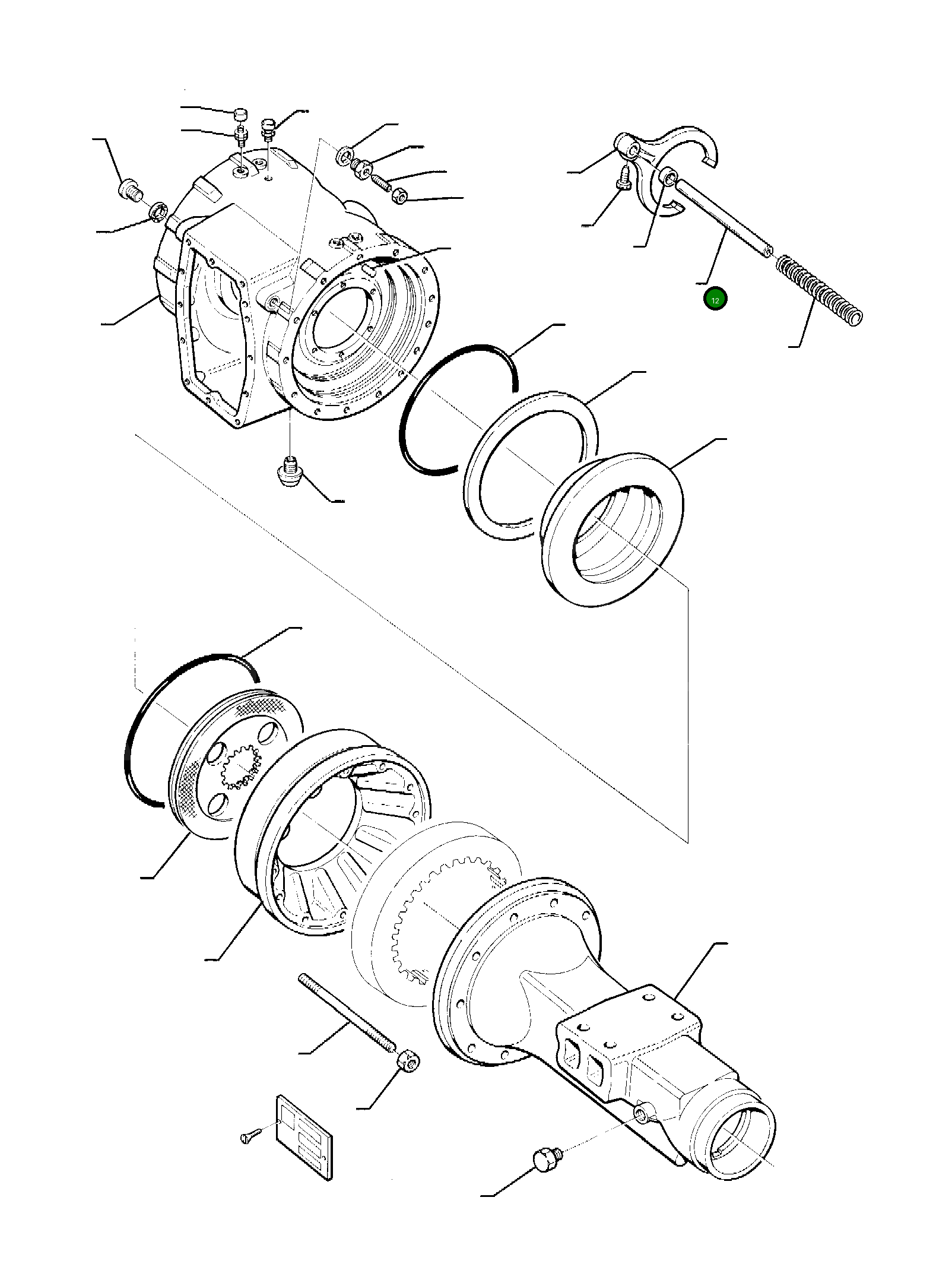 Вал MI3136653 Komatsu