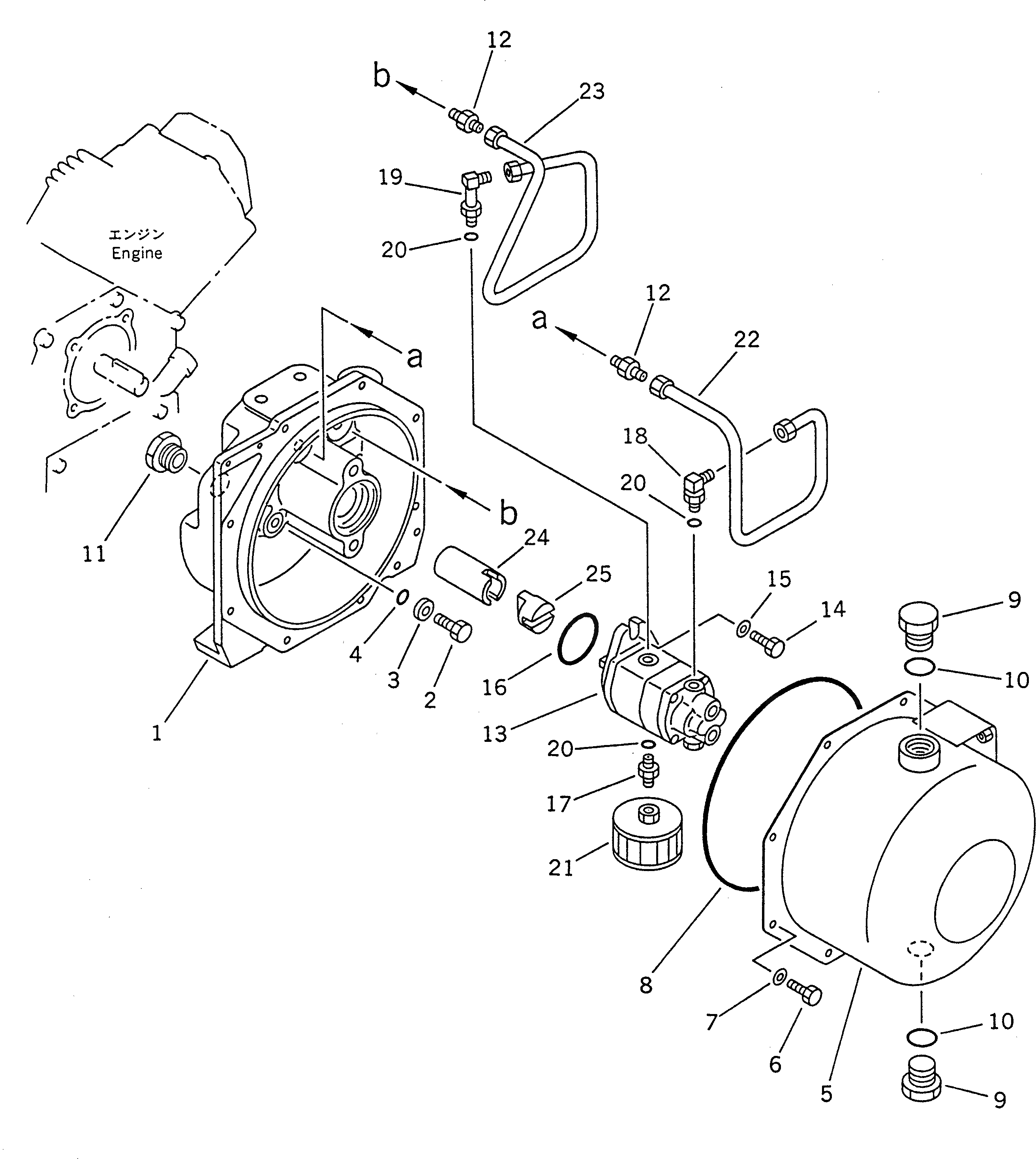 Бак 21A-60-11140 Komatsu
