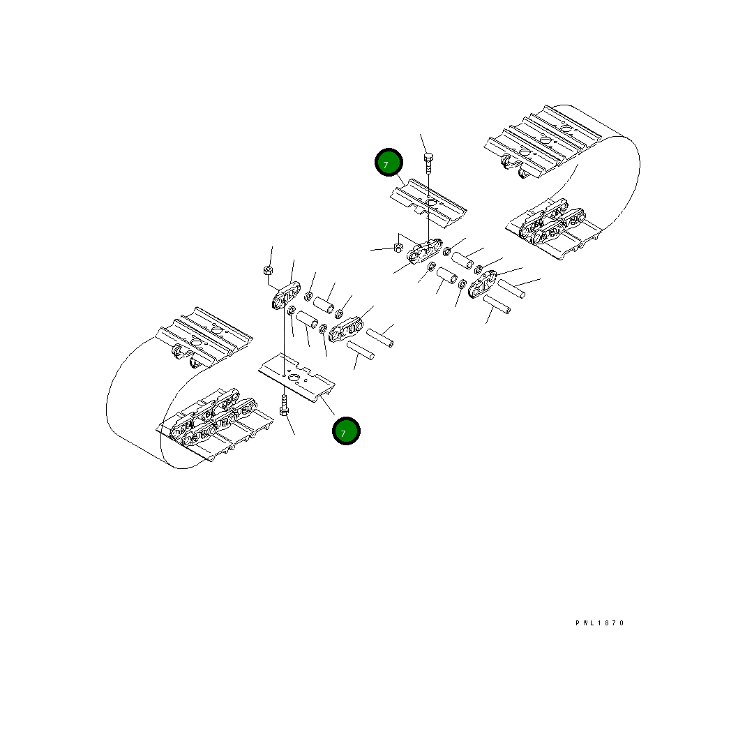 Башмак 208-32-K1120 Komatsu