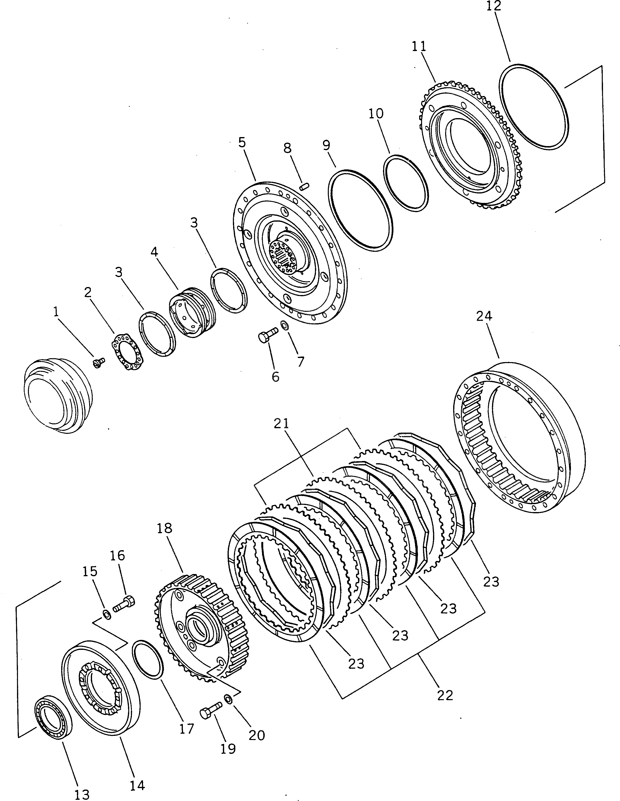Барабан 569-15-32670 Komatsu