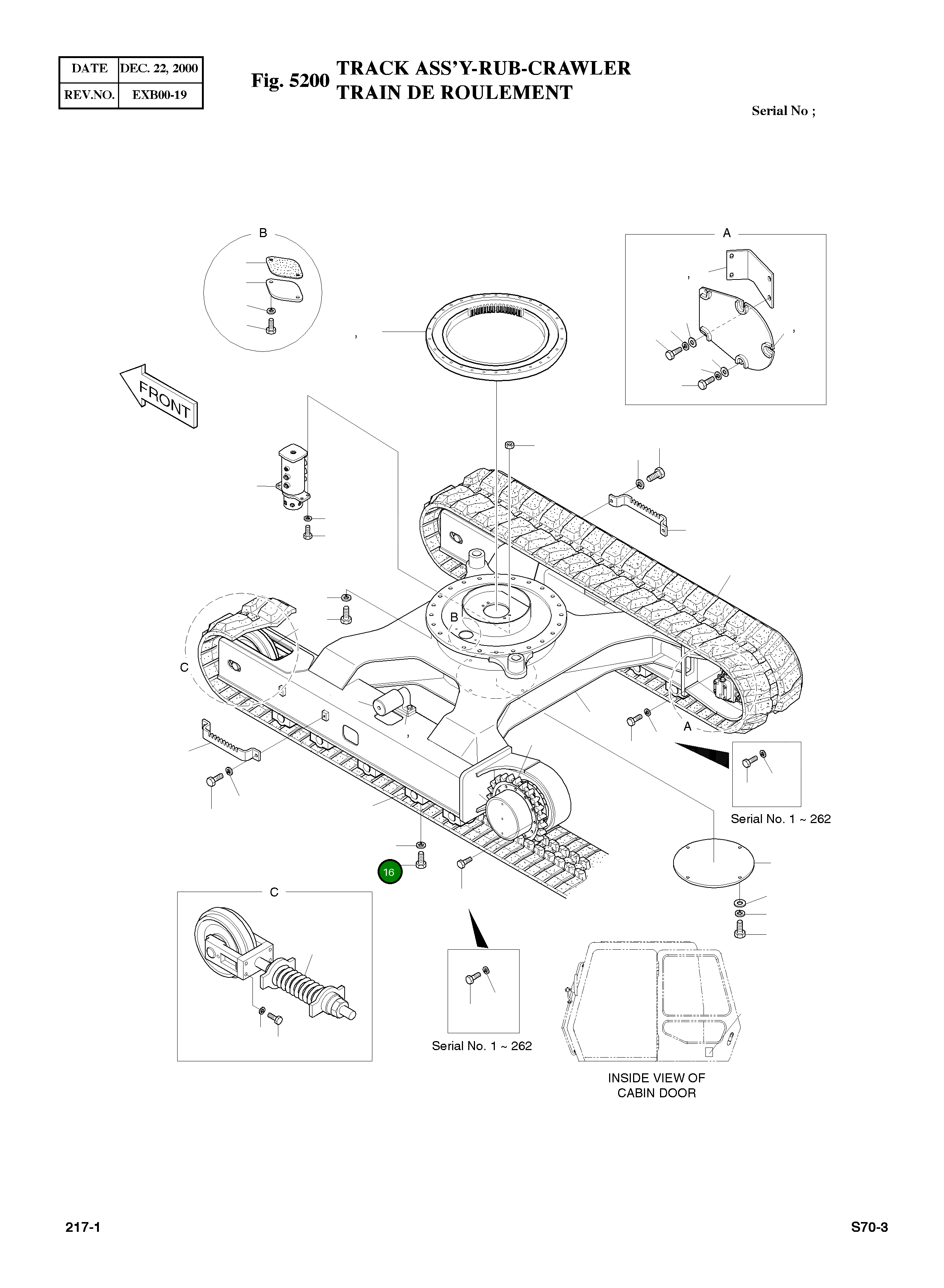 Болт M14X2.0X80 S0563553 Komatsu