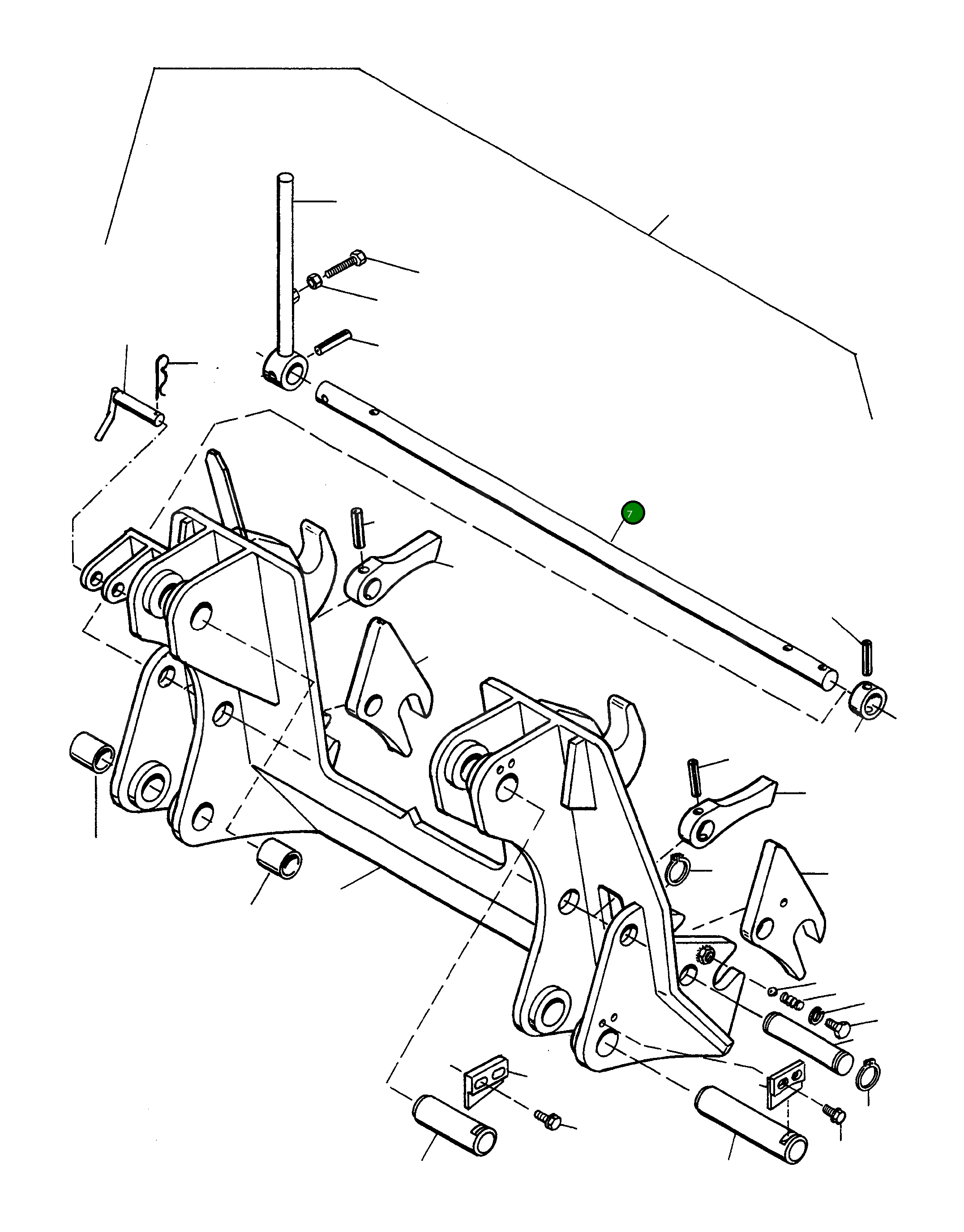 Вал 3230254M1 Komatsu