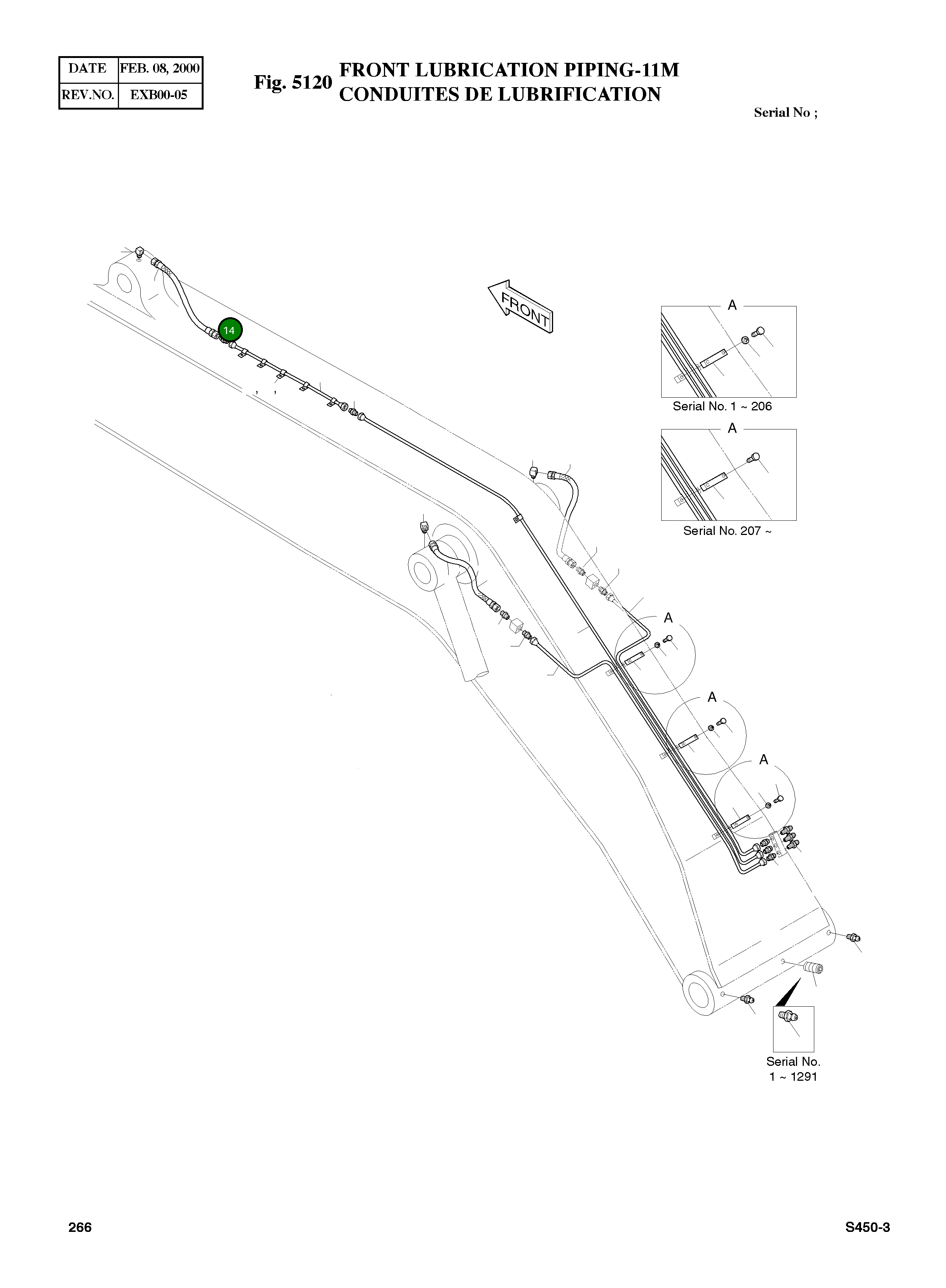 Адаптер M14X1.5. PF1/4 2181-1923D9 Komatsu