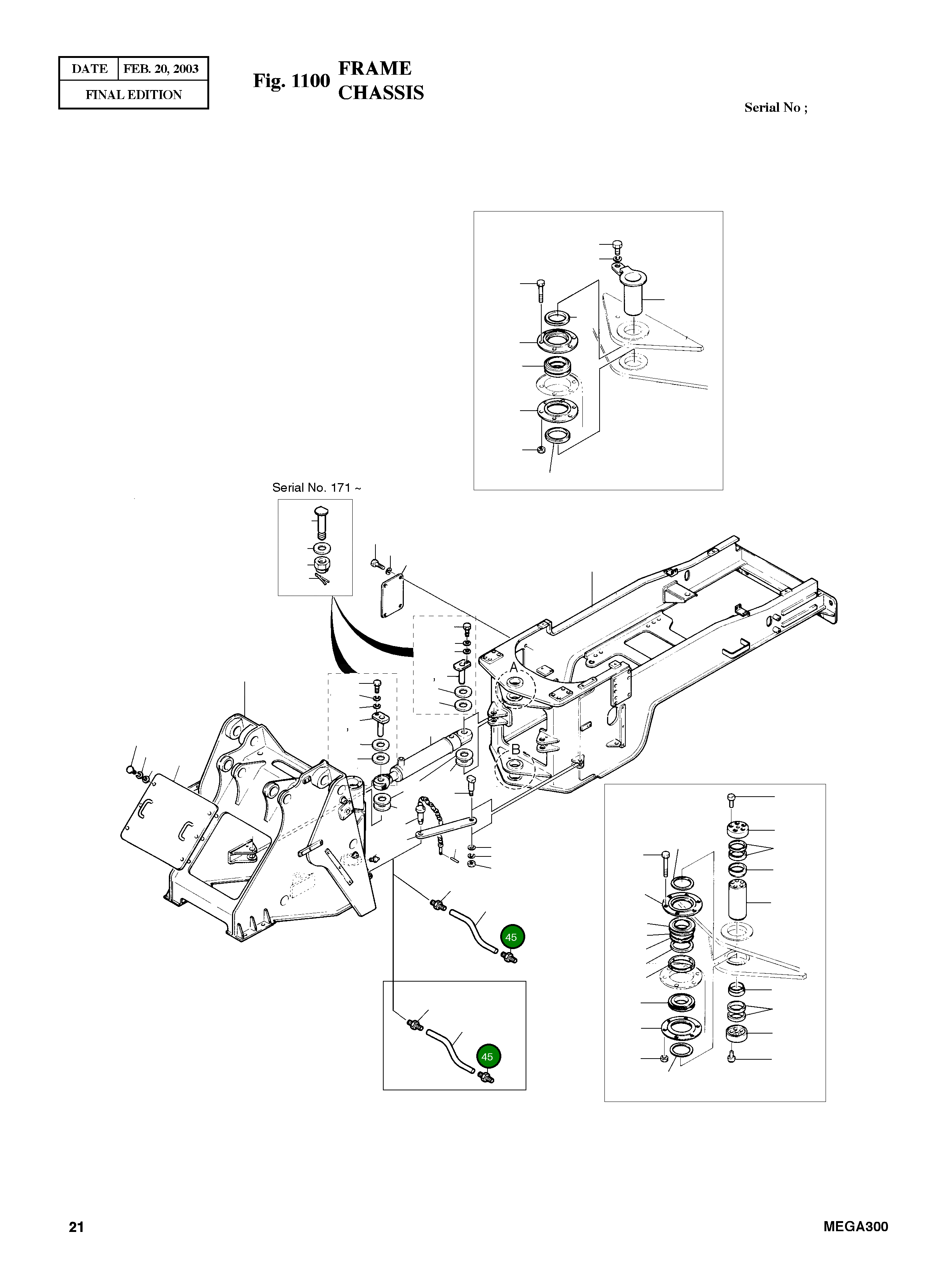 Адаптер 2181-9097 Komatsu