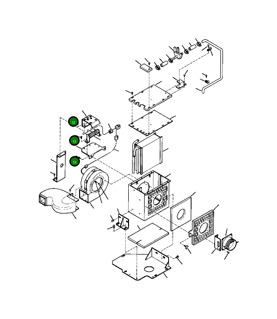 Болт, 1/4-20 X 1/2 IN 425-963-A860 Komatsu