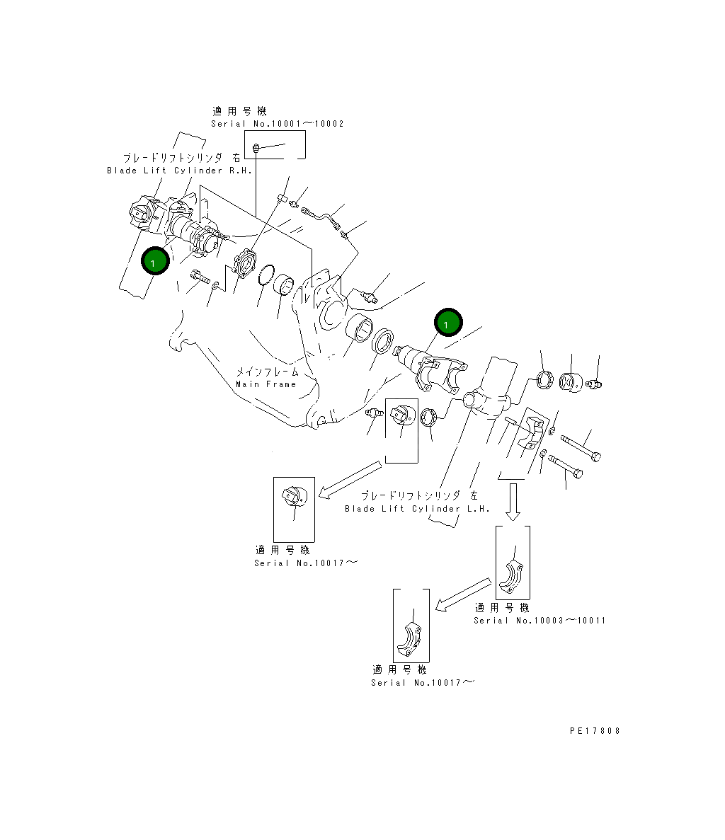 Вилка 19M-61-11111 Komatsu