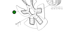 Вентилятор всасывающий 600-645-7200 Komatsu