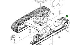 Ведущая звезда 2108-1040B Komatsu