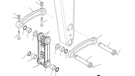 Вал 22E-70-24640 Komatsu