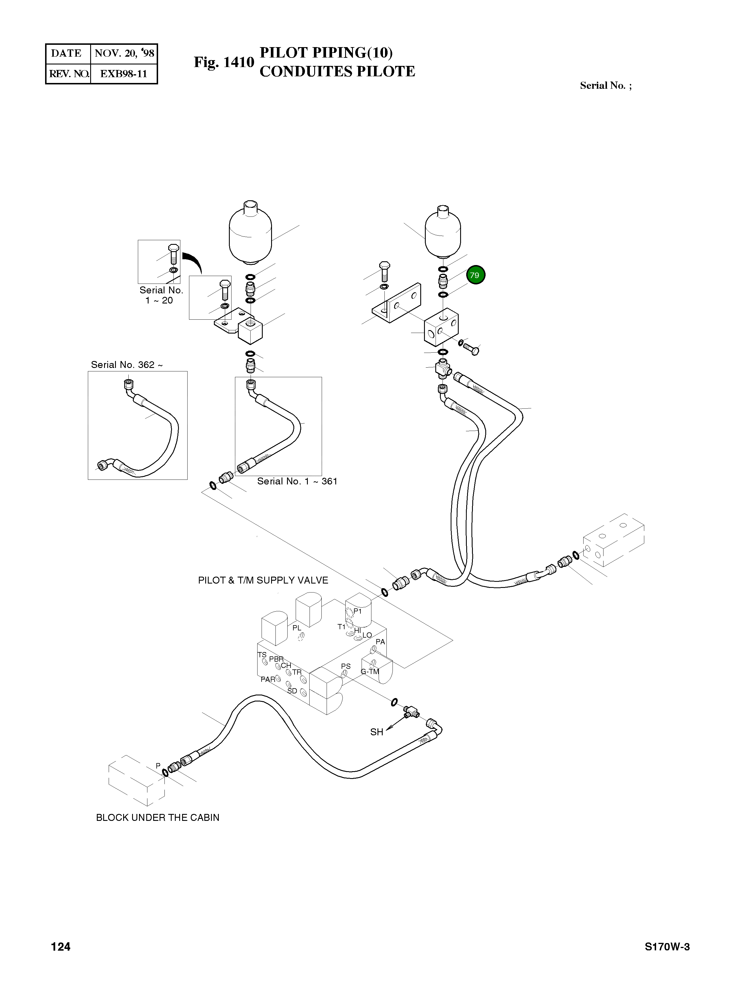 Адаптер PFO3/8-PF1/2 2181-1938D2 Komatsu