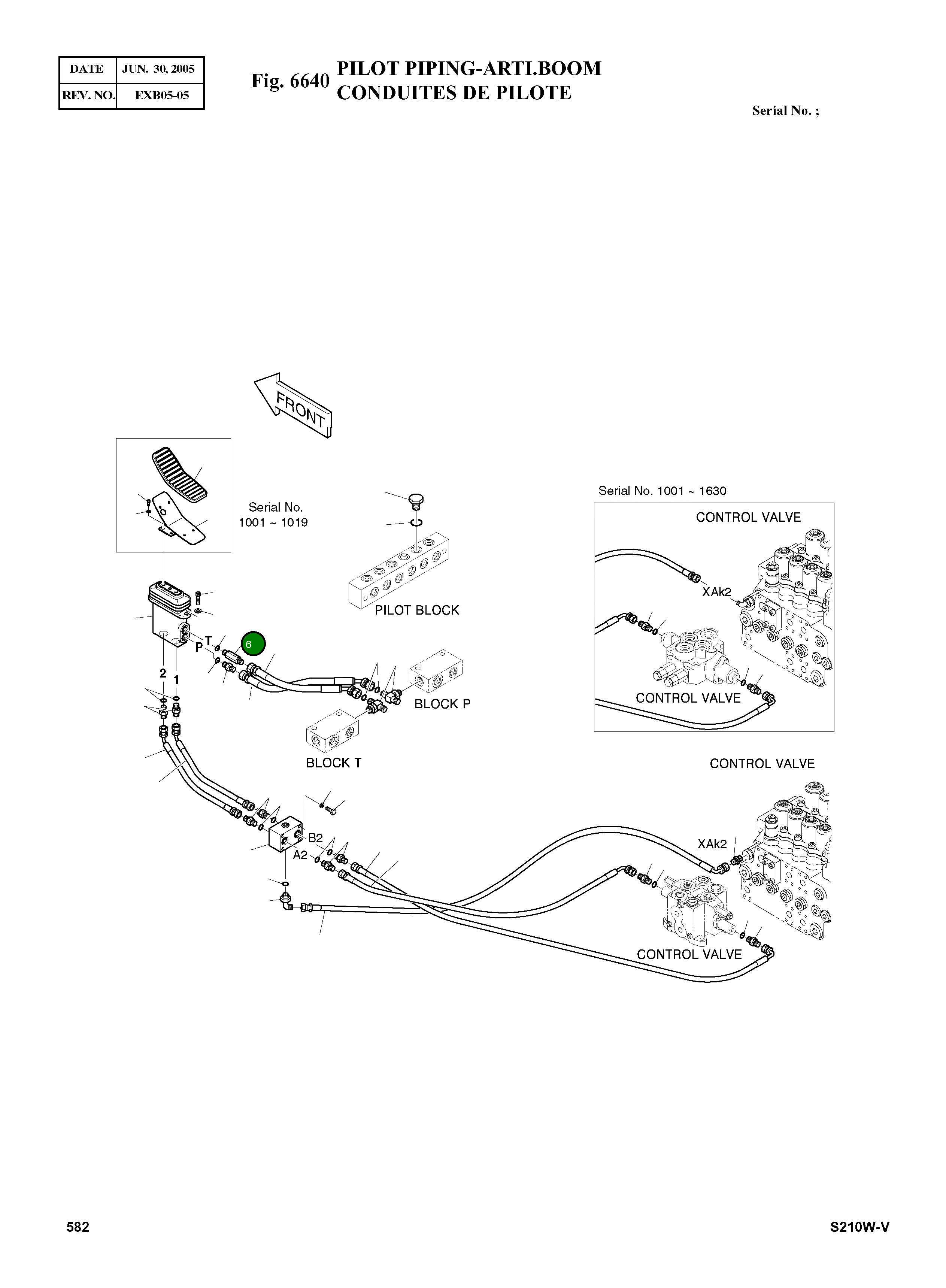Адаптер PFO1/4-PF3/8 2181-1126D122 Komatsu