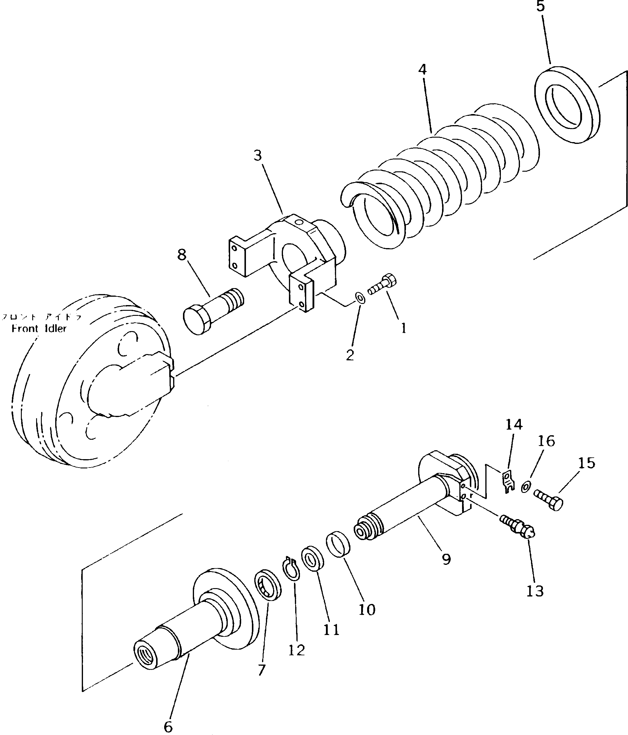 Вилка 20Y-30-K1373 Komatsu