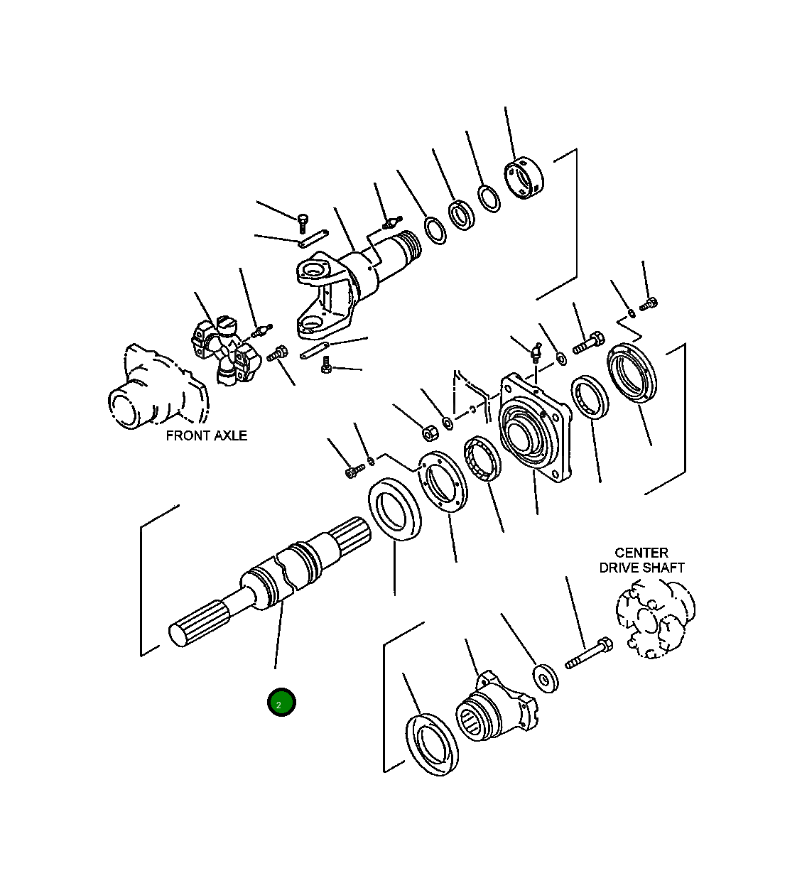 Вал 421-20-13731 Komatsu