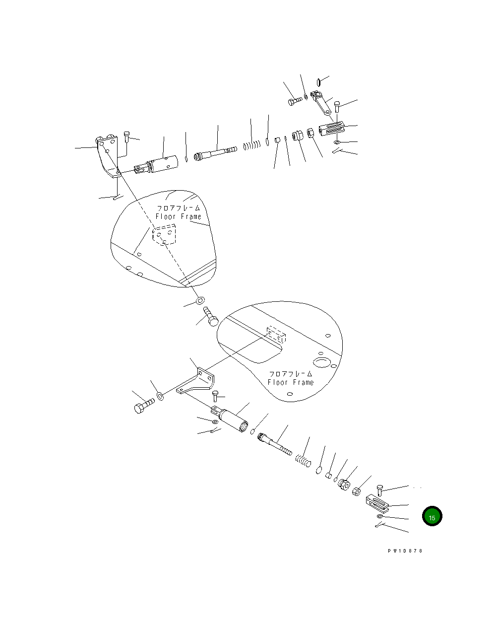 Вилка 196-49-34350 Komatsu