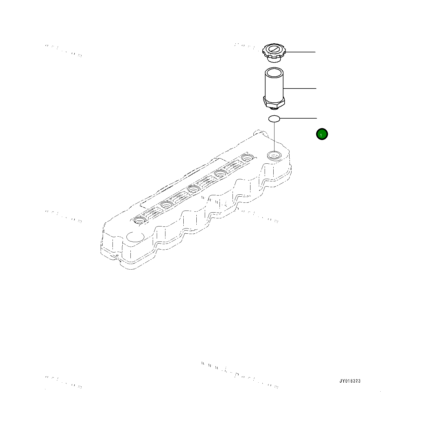 Адаптер 6754118370 Komatsu