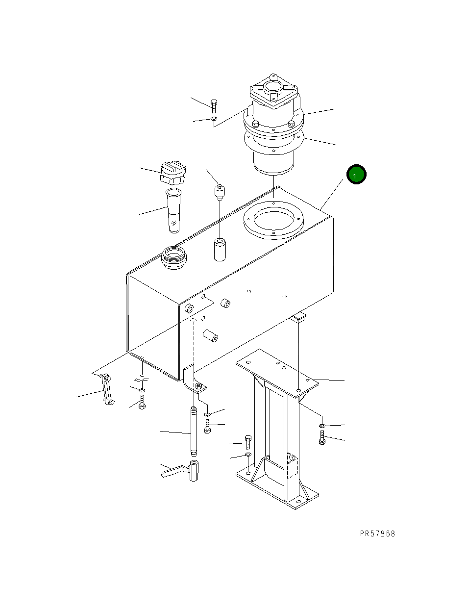 Бак 26A-60-18120 Komatsu