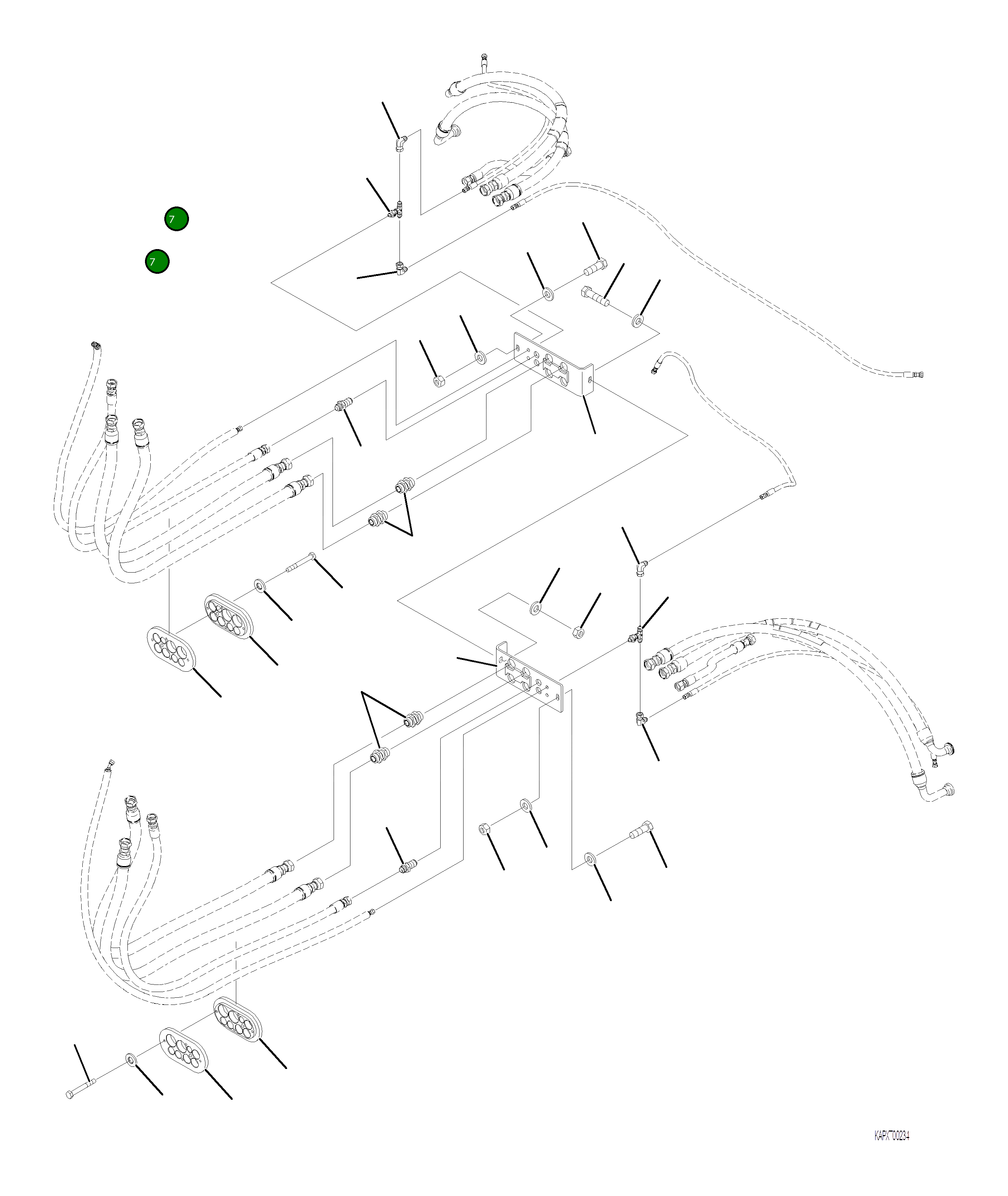 Адаптер 4A1-62-10750 Komatsu
